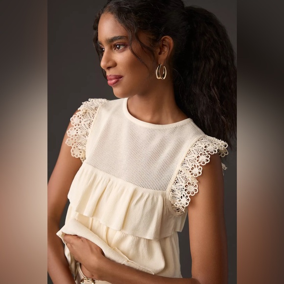 DOLAN Ruffle Sweater Tank - Picture 2 of 7